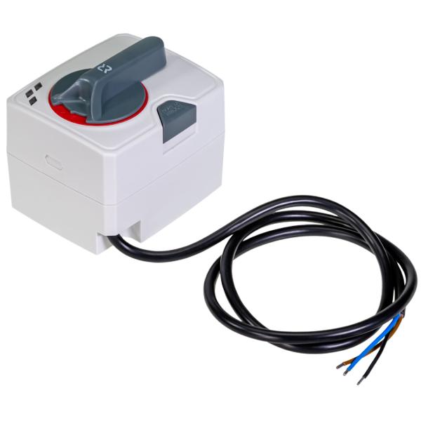 Клапан регулирующий поворотный РИДАН HRB-3R PN10 DN32 KVS16 Tmax 110C Rp1-1/4 CW617N 3х-ходовой