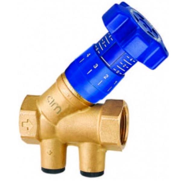 Балансировочный клапан MVI с наклонным штоком 1 1/2"