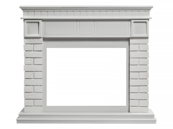 Портал Bricks 30 камень белый, белая эмаль