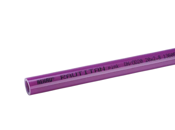 Труба универсальная RAUTITAN pink+ 40х5,5, прям. отрезки 6м