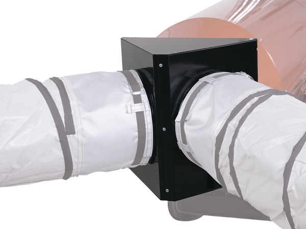 Адаптер на два выхода для крепления рукава Ø400 мм для теплогенераторов Ballu-Biemmedue PHOEN