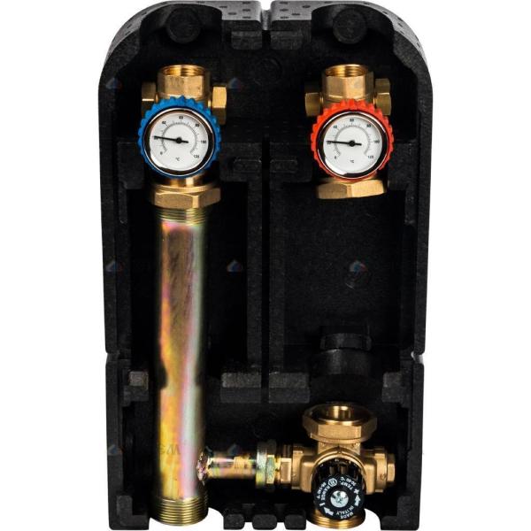 Группа насосная 1" с термостатическим смесительным клапаном (без насоса)