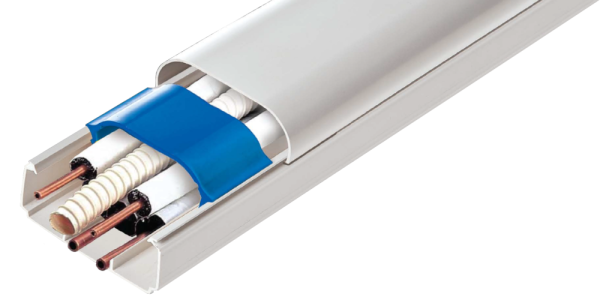 Кабель-канал "РУВИНИЛ" 74х55х2000мм (белый) "АРКТИКА"