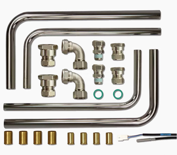 Соединительные трубопроводы котел AMC/MCA Pro/водонагреватель