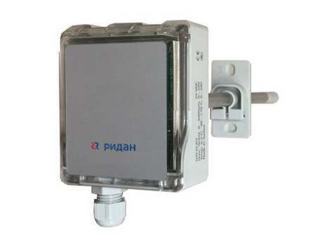 Датчик влажности и температуры Ридан 097U0019R RHS440R канальный