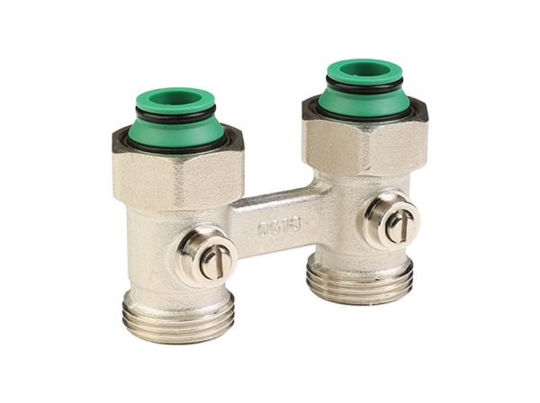 Узел нижнего подключения прямой, для двухтрубных систем шарового типа 3/4&amp;quot;x3/4&amp;quot;