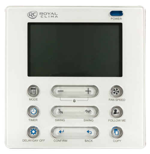 RCW-101 Проводной пульт управления ROYAL Clima