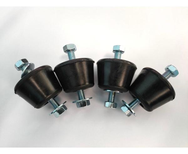 Виброгаситель (виброопора) 40х40 мм( уп. 4 шт. 100кг) черные