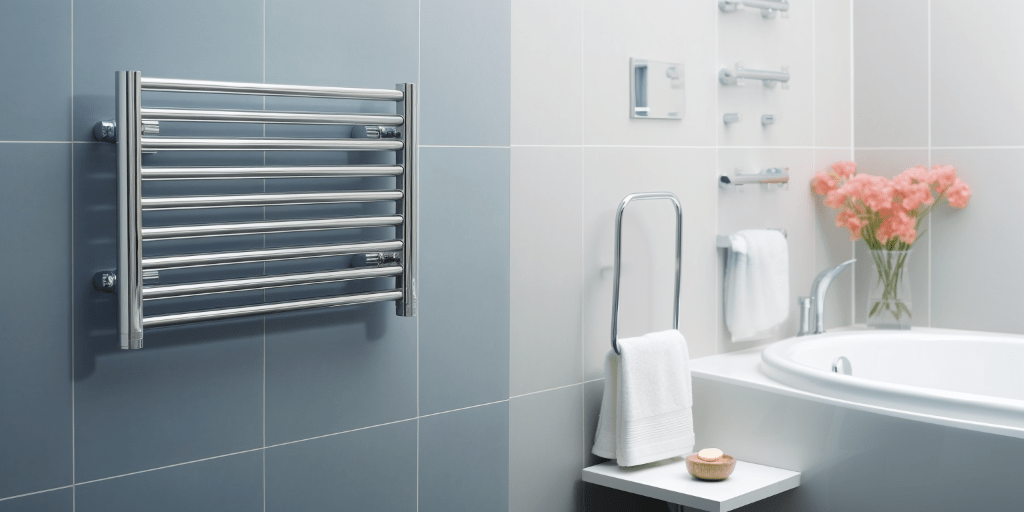 Полотенцесушитель в ванной комнате Полотенцесушитель в ванной комнате