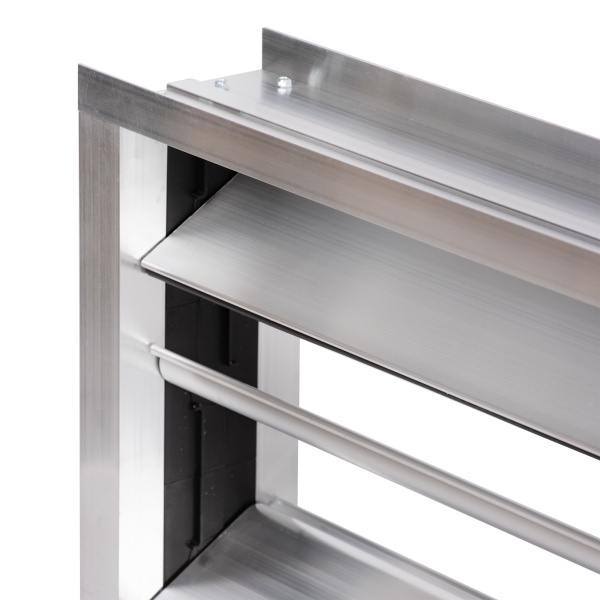 Клапан воздушный SHUFT DRr 800х200 с подставкой под электропривод