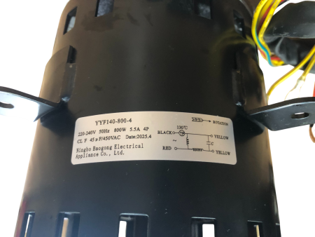 Электродвигатель крыльчатки нижний BGK-9 (1601404103)