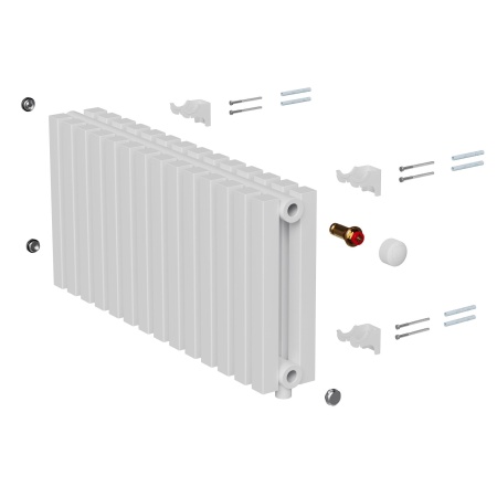 Дизайн-радиатор Royal Thermo Shift Q30 VC2030 - 38 секц. RAL9016