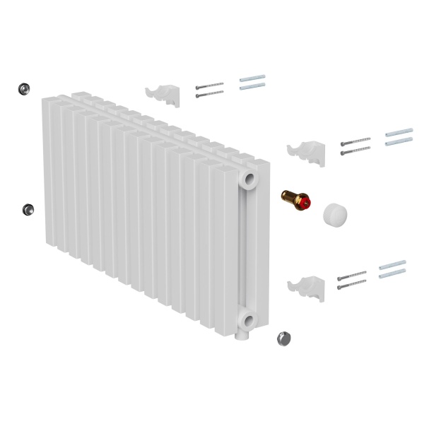 Дизайн-радиатор Royal Thermo Shift Q30 VC2030 - 38 секц. RAL9016