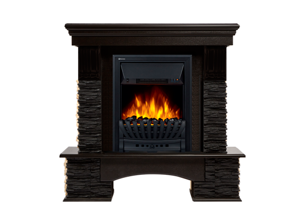 Портал Pietra Nuovo Classic камень сланец чёрный, шпон венге