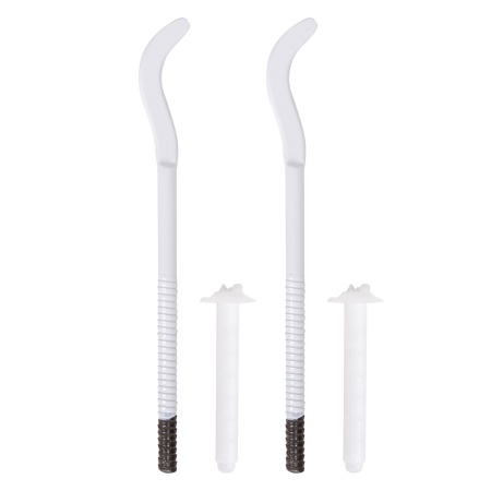 Комплект плоских кронштейнов с дюбелями 7,2х170мм