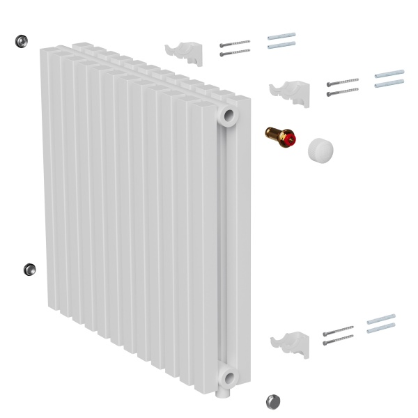Дизайн-радиатор Royal Thermo Shift Q30 VC2050 - 28 секц. RAL9016