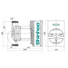 Насос циркуляционный Shinhoo MEGA+ 32-12